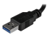 StarTech.com USB 3.0 till Gigabit-nätverksadapter med inbyggd USB-hubb med 2 portar - Närbild