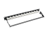 Eaton Tripp Lite Series 24-Port 1U Rack-Mount Cat6a/Cat6/Cat5e Offset Feed-Through Patch Panel with Cable Management Bar, RJ45 Ethernet, TAA - Tillbaka