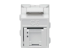 Eaton Tripp Lite Series Cat6/Cat5e Toolless Keystone Jack RJ45 Shuttered, Dust Cap PoE/PoE+ Compliant, White, TAA - Framsidan