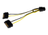StarTech.com 6in SATA Power to 6 Pin PCI Express Video Card Power Cable Adapter - Höger vinkel