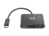 Eaton Tripp Lite Series USB C to HDMI Adapter w/USB-A Hub and PD Charging - Framsidan
