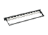 Eaton Tripp Lite Series 24-Port 1U Rack-Mount Cat6a/Cat6/Cat5e Offset Feed-Through Patch Panel with Cable Management Bar, RJ45 Ethernet, TAA - Tillbaka