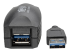 Eaton Tripp Lite Series 5M USB 3.0 SuperSpeed Active Extension Repeater Cable A M/F 16ft 16' 5 Meter - Närbild