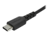 StarTech.com 2 m USB 2.0 till USB-C-kabel -&nbsp;svart&nbsp; - Närbild