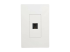 Eaton Tripp Lite Series HDMI Coupler Keystone Panel Mount F/F Black - Framsidan