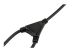 StarTech.com 2m (6ft) Computer Power Cord, 18AWG, EU Schuko to 2x C13 Power Cord, 10A 250V, Black Replacement AC Cord, TV/Monitor Power Cable, Schuko CEE 7/7 to IEC 60320 2x C13 Power Cord - Närbild