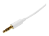StarTech.com 2m White Slim 3.5mm Stereo Audio Cable - Höger vinkel