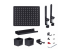 StarTech.com Clamp-On Pegboard with Accessories, 16.5 x 12.5in (42 x 32cm), Steel Pegboard, Desktop Storage Organizer, Desk Mount Peg Board, Black - Framsidan