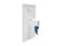 Eaton Tripp Lite Series Cat6a Straight-Through Modular In-Line Snap-In Coupler w/90-Degree Down-Angled Port, White (RJ45 F/F) - Tillbaka