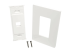 Eaton Tripp Lite Series Single-Gang 1-Port Wall Plate Keystone Cat5/Cat6 USB HDMI Dport RCA - Flera vinklar