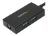 StarTech.com USB 3.0 till Gigabit-nätverksadapter med inbyggd USB-hubb med 2 portar - Vänster vinkel